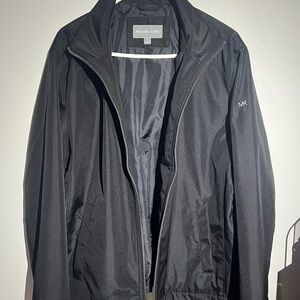 Michael Kors Men's Black Windbreaker Jacket